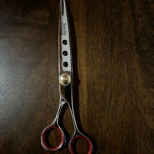 Geib Starlight Cheetah - curved dog grooming shears